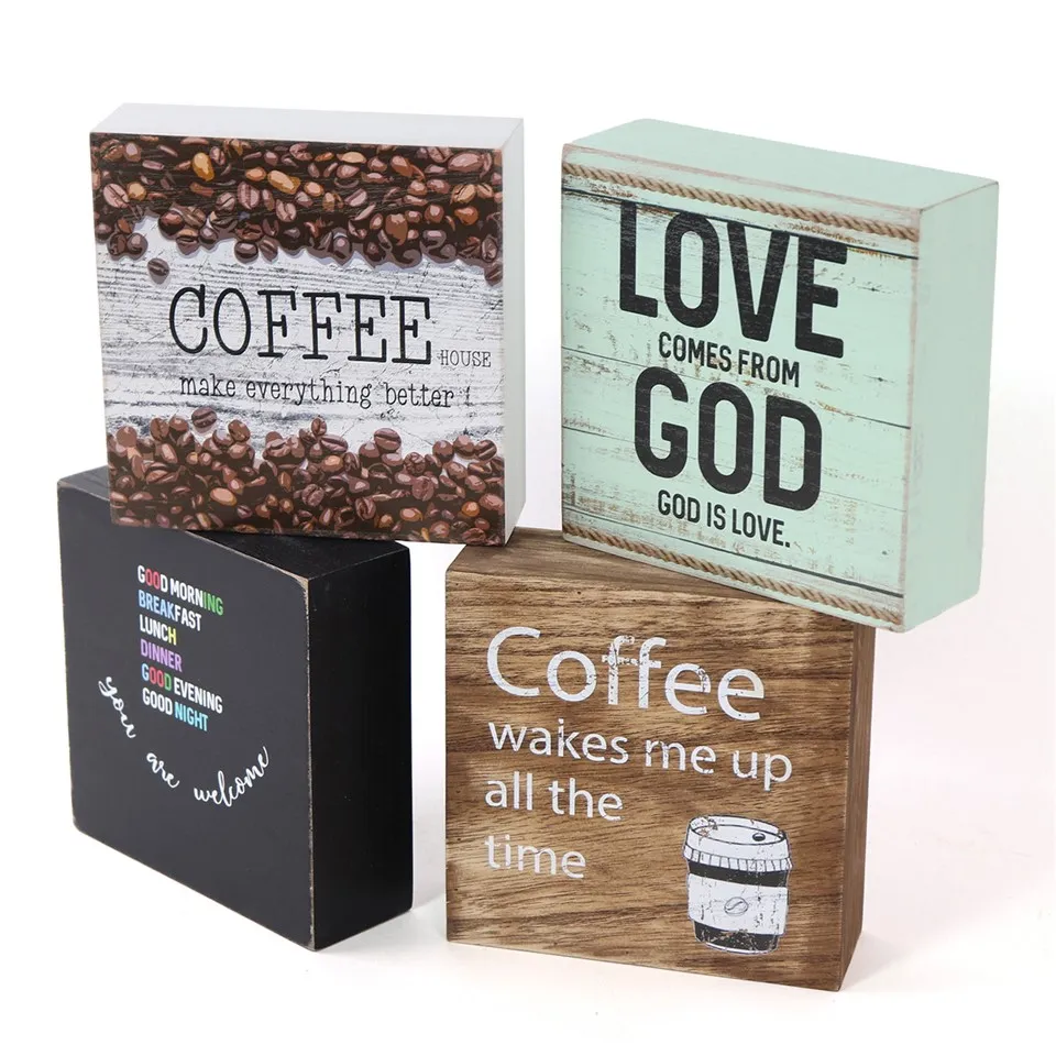 Arwydd Pren Arwydd Blwch y Cyntedd